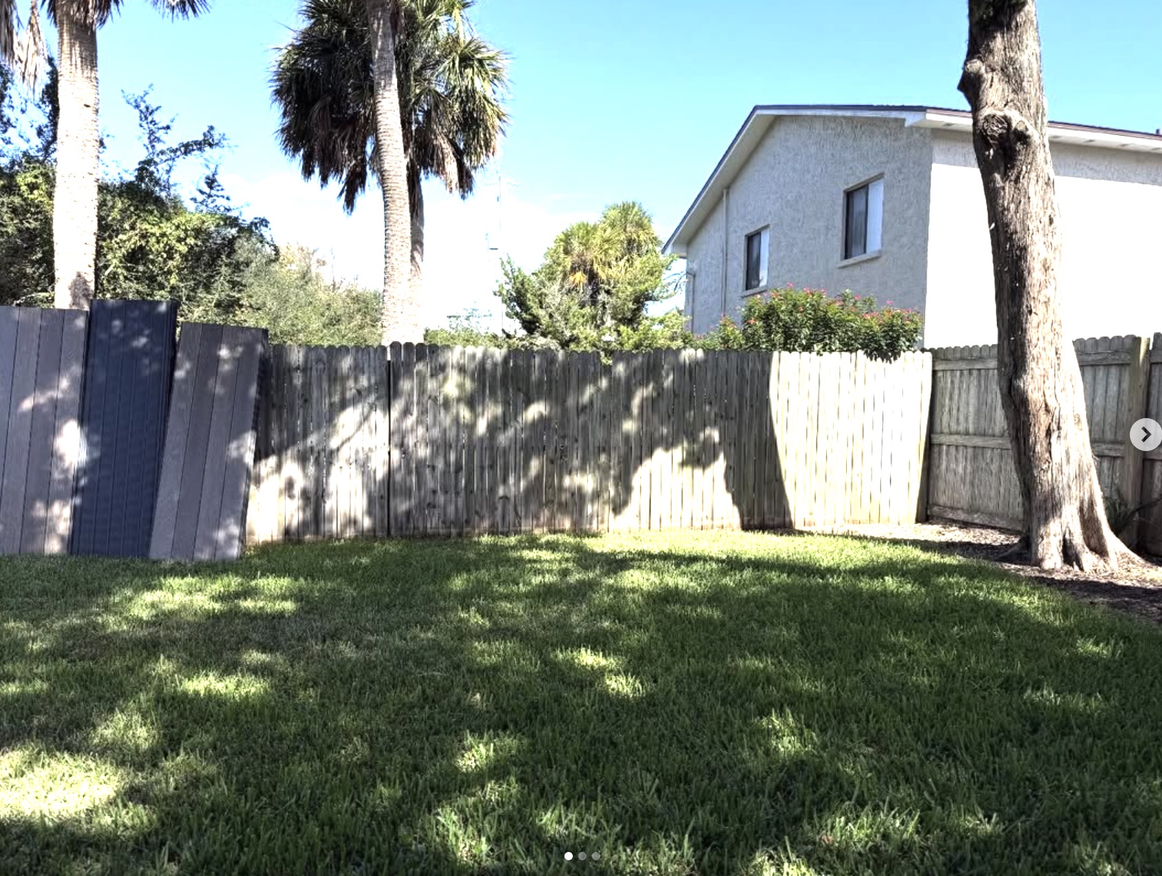 Fence line & yard cleanup